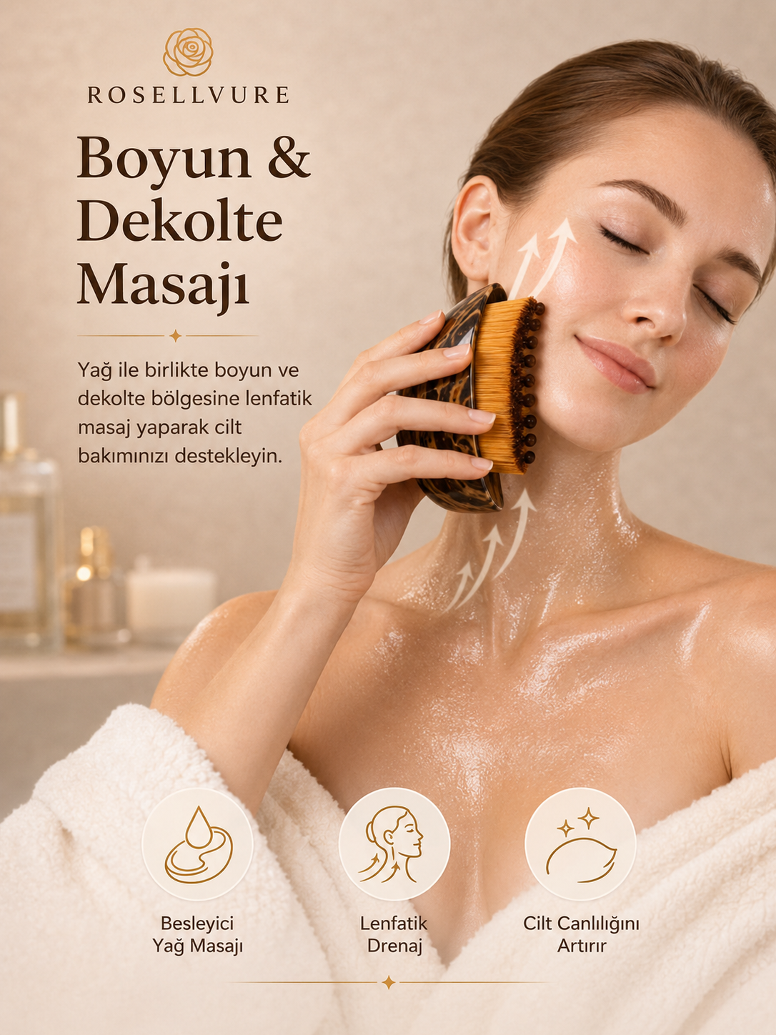 Rosellvure | Lenfatik Yüz Fırçası
