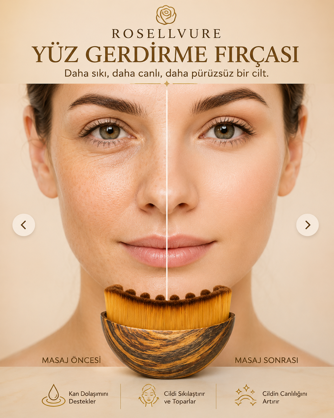 Rosellvure | Lenfatik Yüz Fırçası